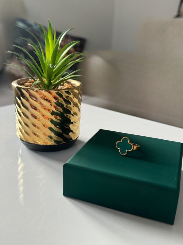 Bague Trèfle Vert